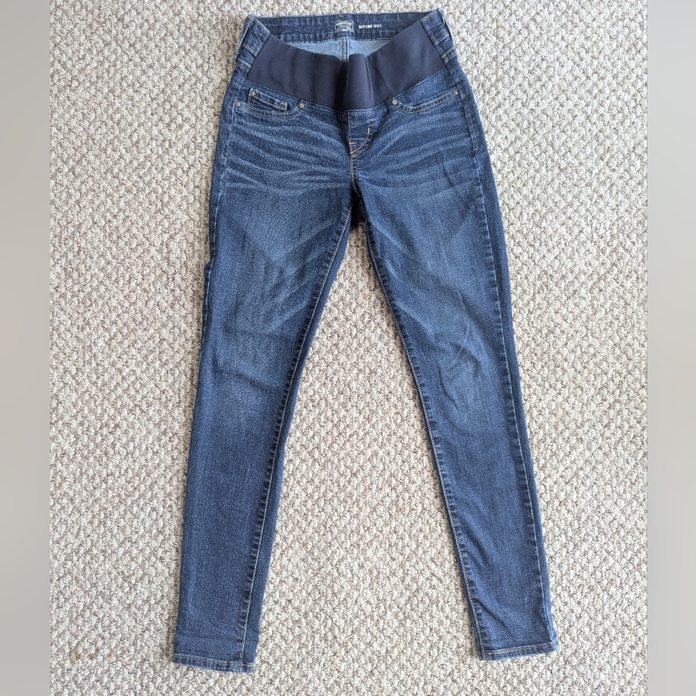 Levi Strauss Gold Signature Blue Baby Bump Skinny Jeans Size XS